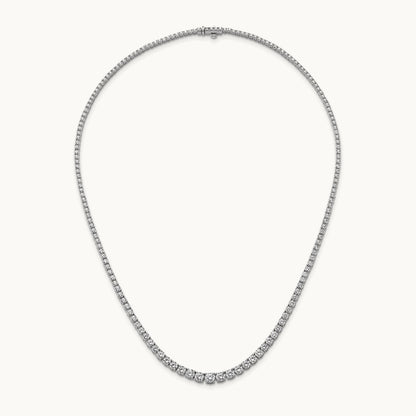 Graduated Tennis Necklace, 10.00 ct tw Lab-Grown Diamond
