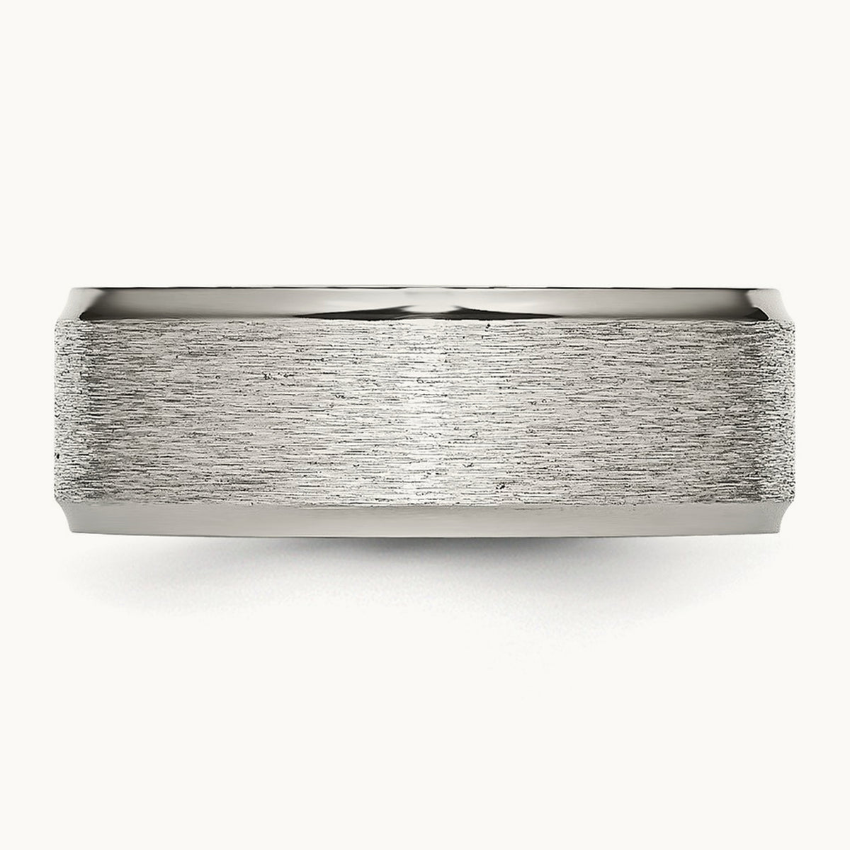 Polished with Grain Finish Center Ridged Edge Band — photo set (2)