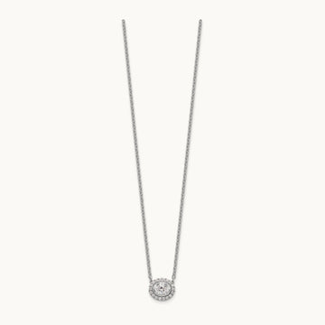 Oval Necklace, 0.50 ct tw Lab-Grown Diamond