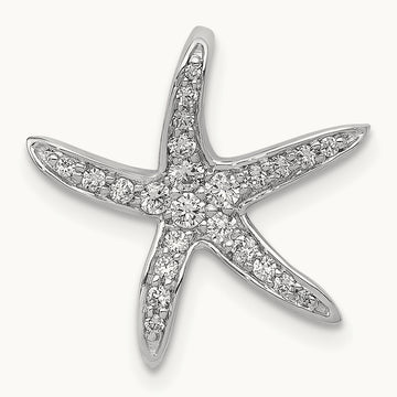 Starfish Chain Slide, 0.25 ct tw Lab-Grown Diamond