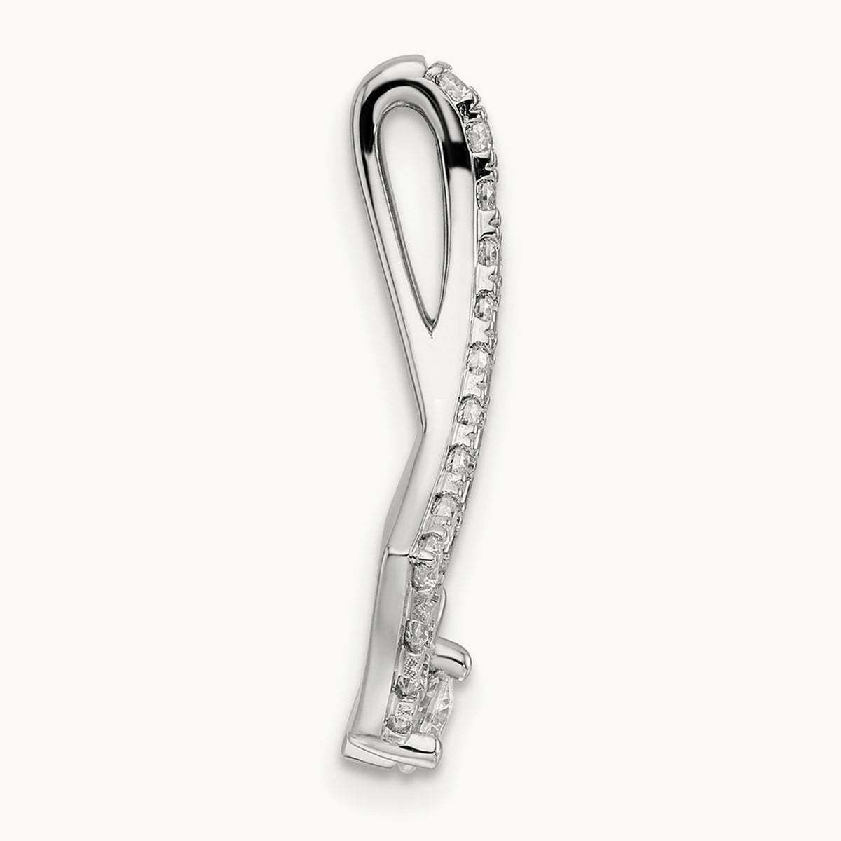 Chain Slide Pendant, 1.00 ct tw Lab-Grown Diamond