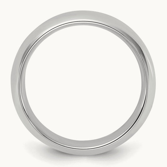 Rhodium-plated Comfort Fit Band — photo set