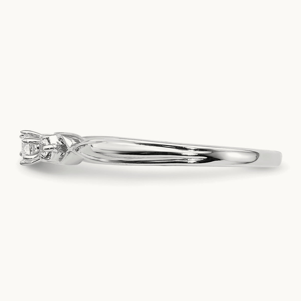 Petite Engagement Ring, 0.10 ct tw Lab-Grown Diamond