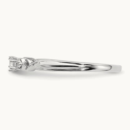 Petite Engagement Ring, 0.10 ct tw Lab-Grown Diamond