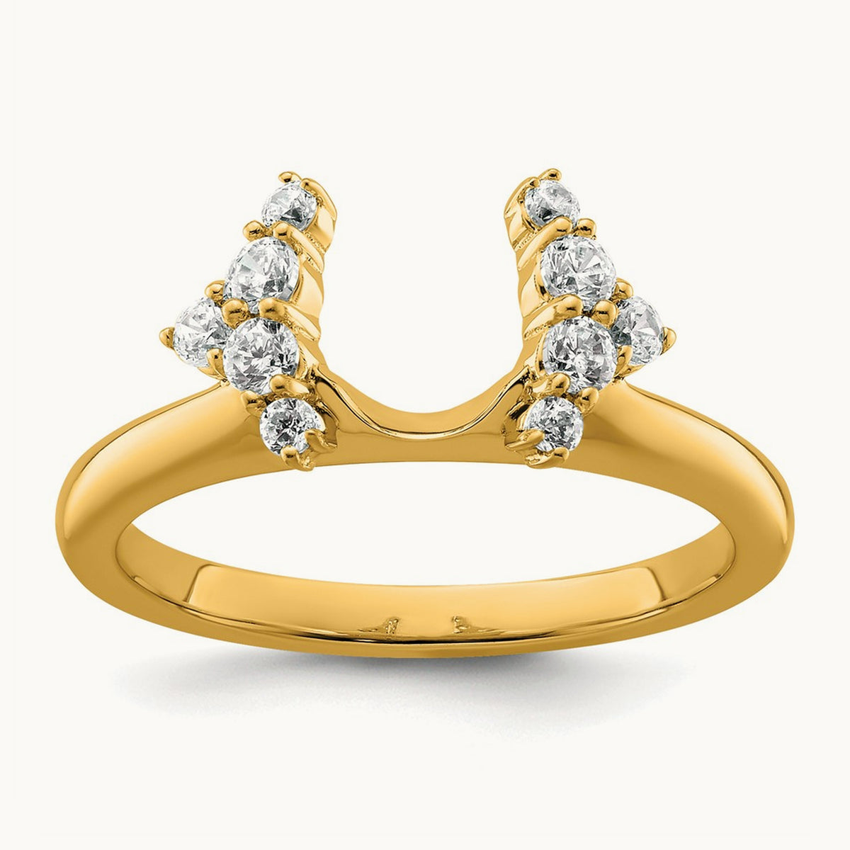 Complete Diamond Wrap Ring — 14K Yellow Gold