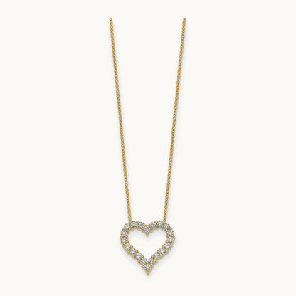 Heart Necklace, 1.00 ct tw Lab-Grown Diamond