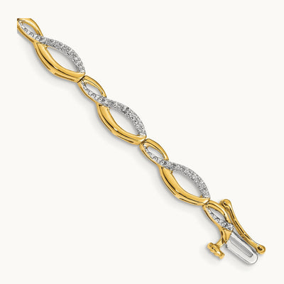 Diamond Bracelet, 14K