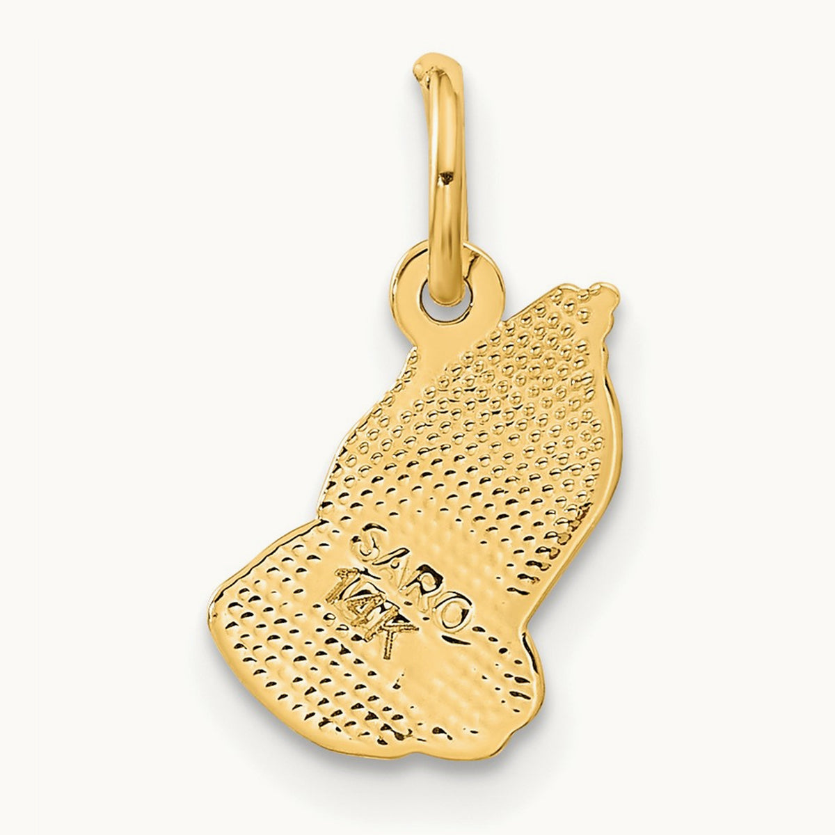 Praying Hands Charm, 14K
