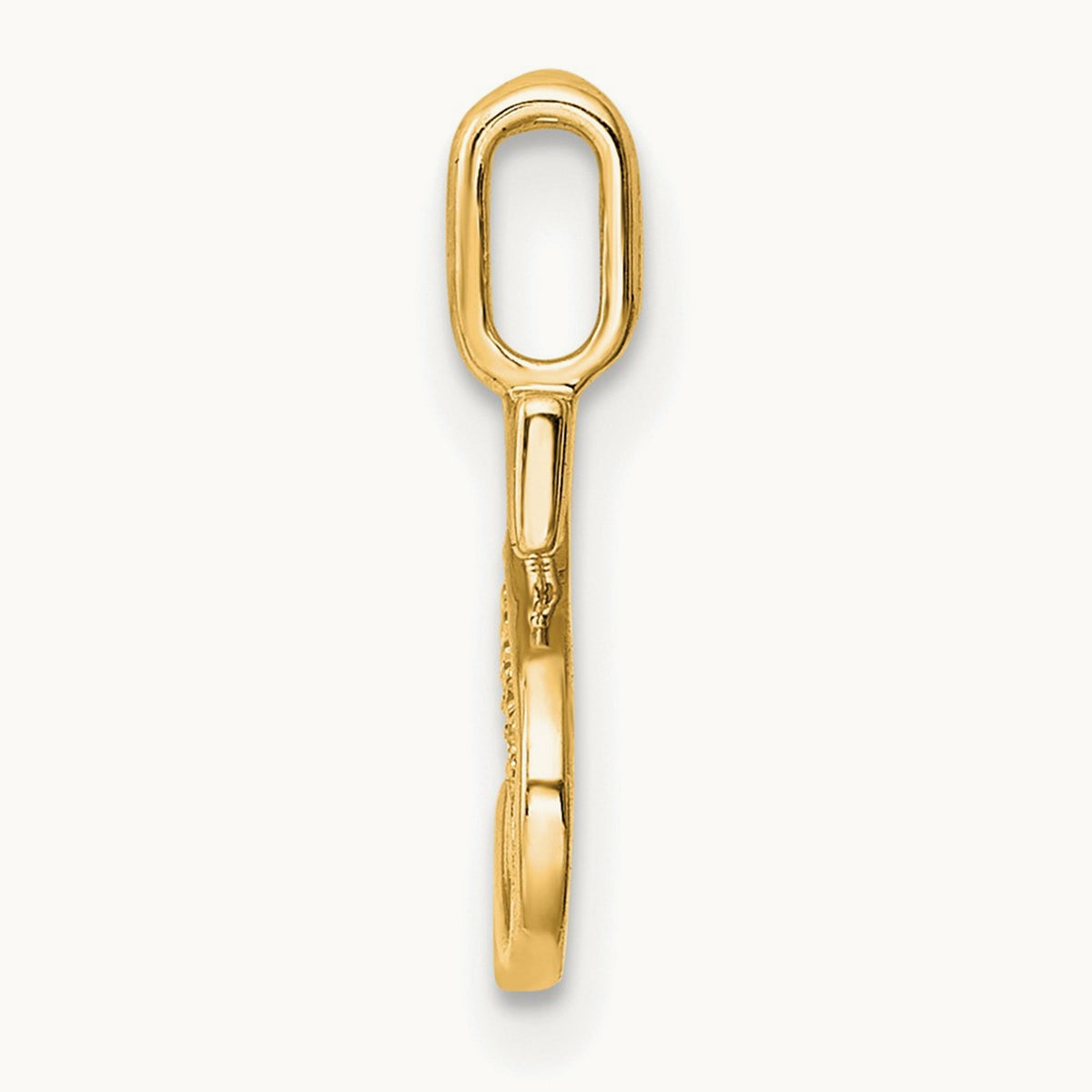 Diamond Letter S Initial Pendant, 14K