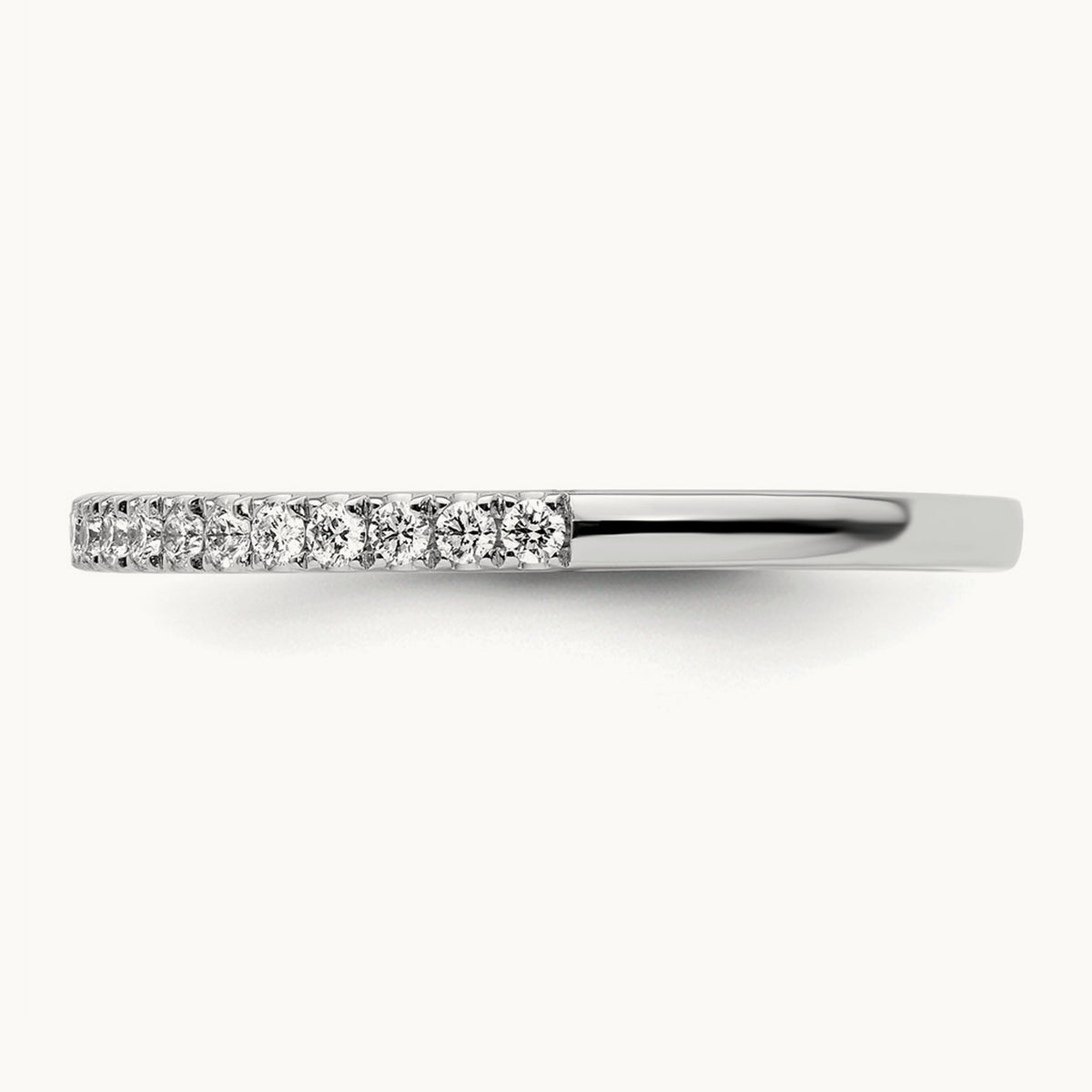 Matching Diamond Wedding Band, 14K White Gold