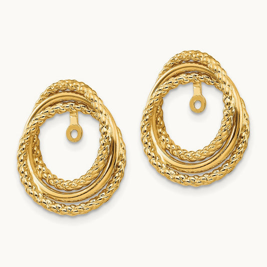Polished & Twisted Fancy Earring Jackets — photo set