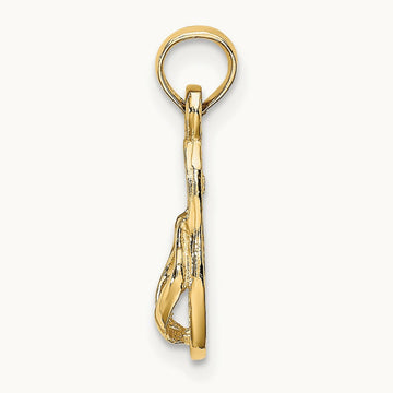 Single Flip-Flop Charm, 14K