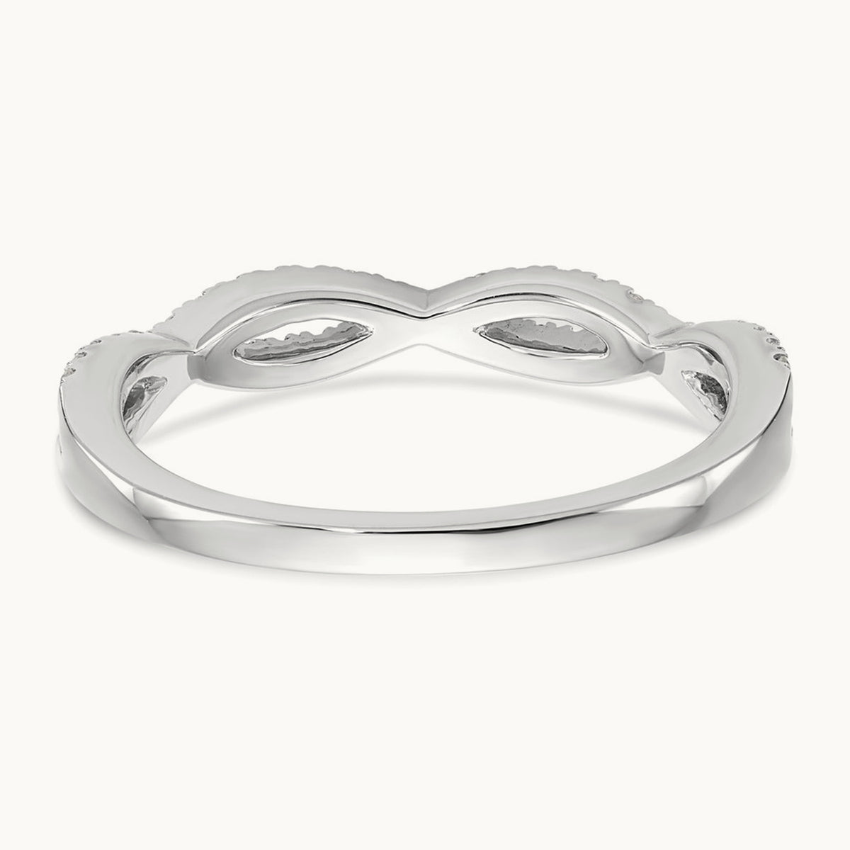 Diamond Wedding Band, 14K White Gold