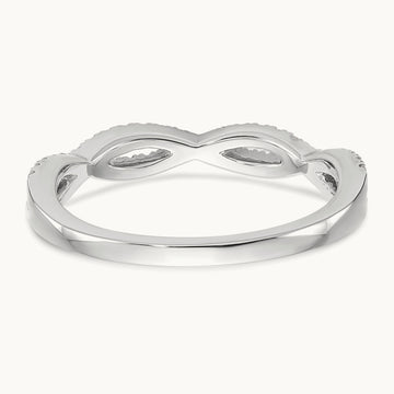 Diamond Wedding Band, 14K White Gold