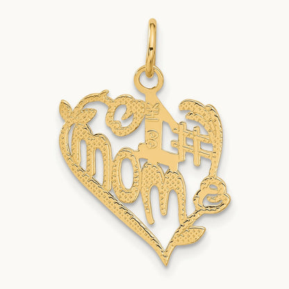 #1 Mom Heart Charm — photo set