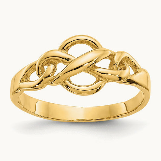 Free Form Knot Ring, 14K