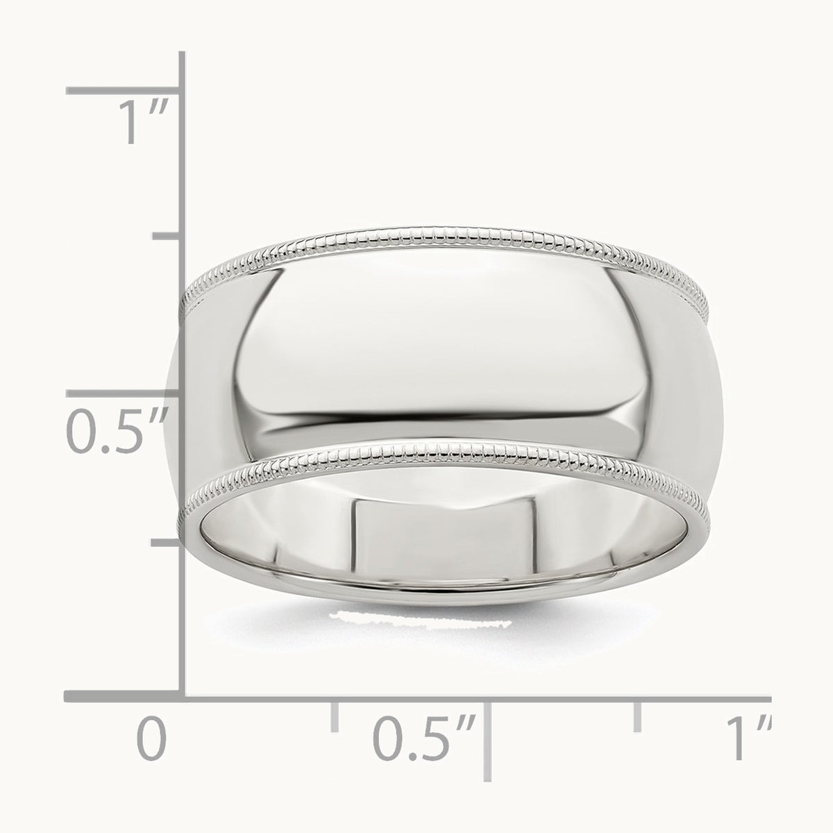 Half Round Milgrain Band — photo set