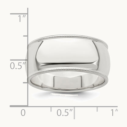 Half Round Milgrain Band — photo set