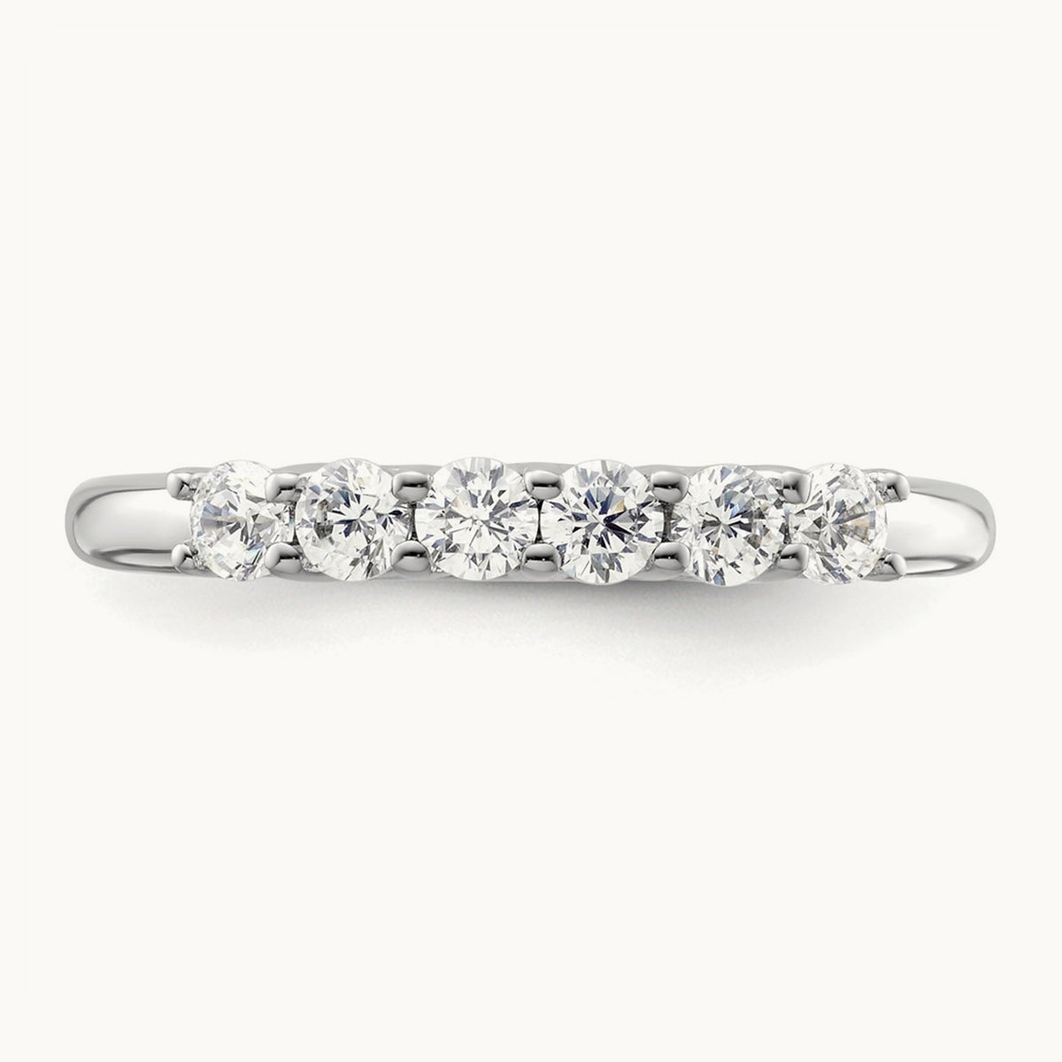 6-Stone Diamond Band — photo set