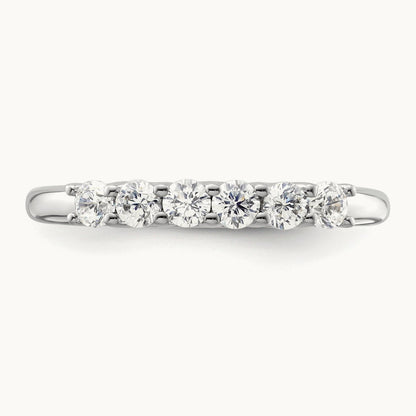 6-Stone Diamond Band — photo set