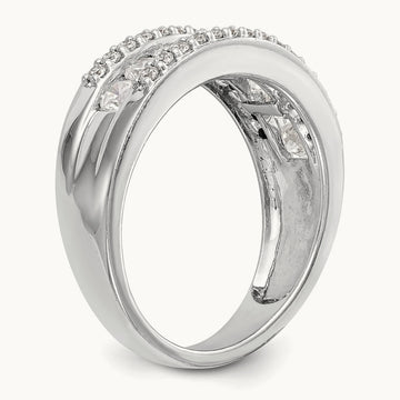 Diamond Band, 14K White Gold