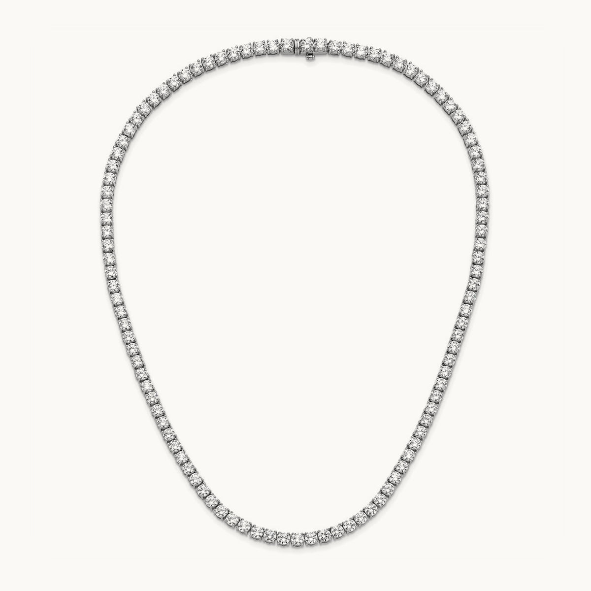 Straight Tennis Necklace, 27 1/4-36 ct Lab-Grown Diamond