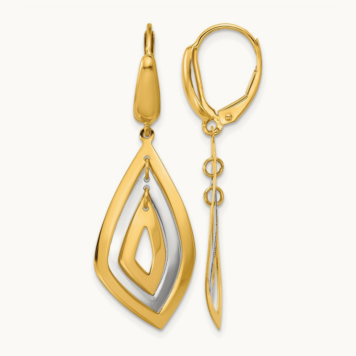 Polished Dangle Leverback Earrings — Leslie's — photo set