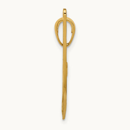 Air Boat Pendant — 14K Yellow Gold