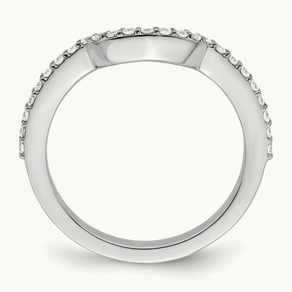 Diamond Wedding Band, 14K White Gold