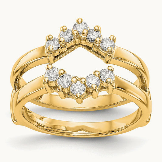Ring Guard, 0.25 ct tw Lab-Grown Diamond — 14K Yellow Gold