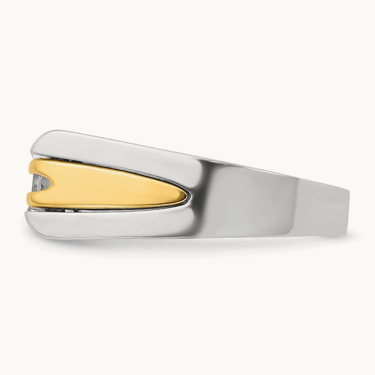 IBGoodman Men's Diamond Complete Ring, 14K Two-tone