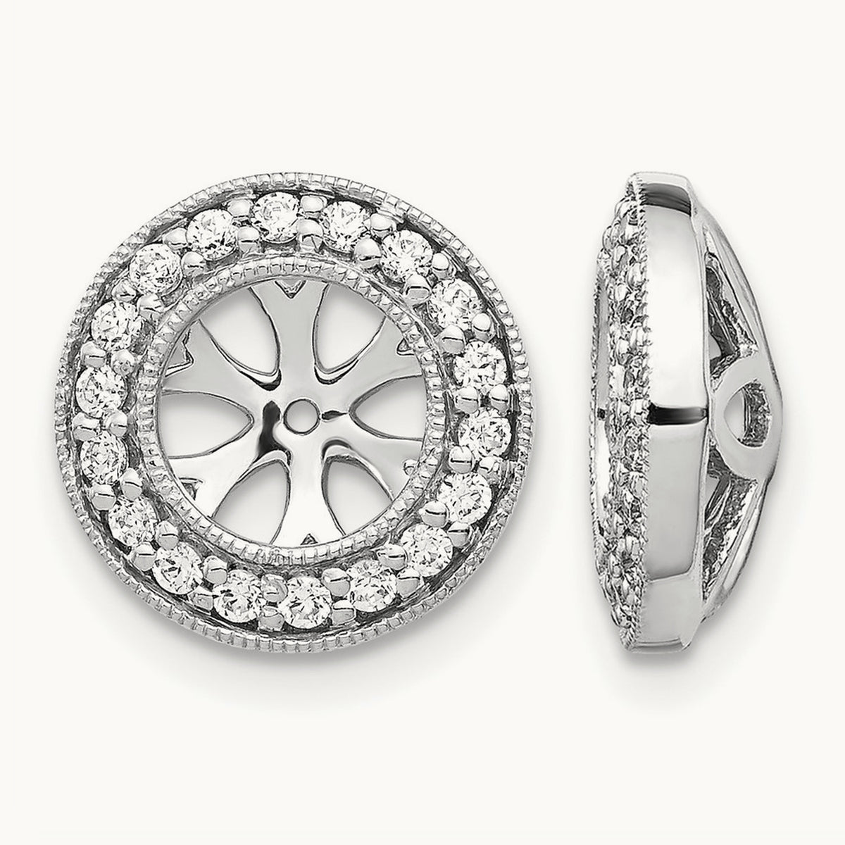 Earring Jacket, 0.25 ct tw Lab-Grown Diamond