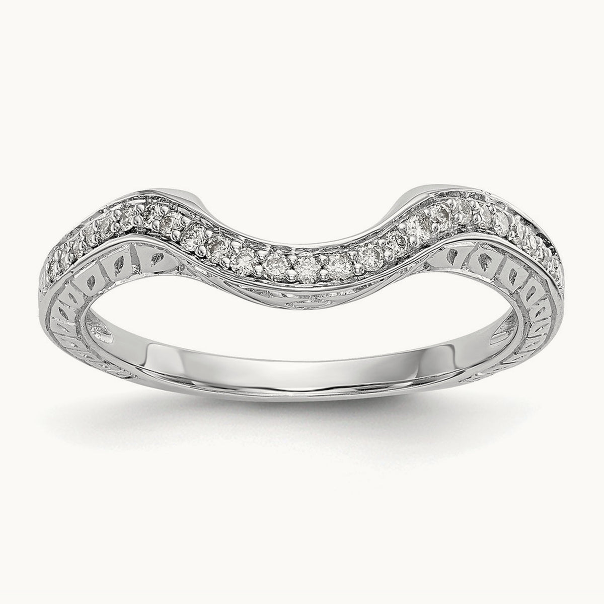 Diamond Band, 14K White Gold