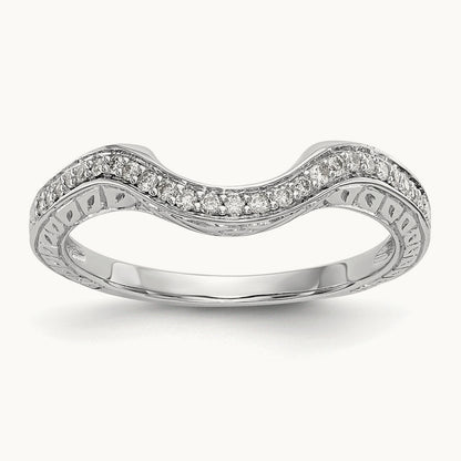 Diamond Band, 14K White Gold