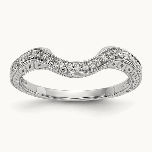 Diamond Band, 14K White Gold