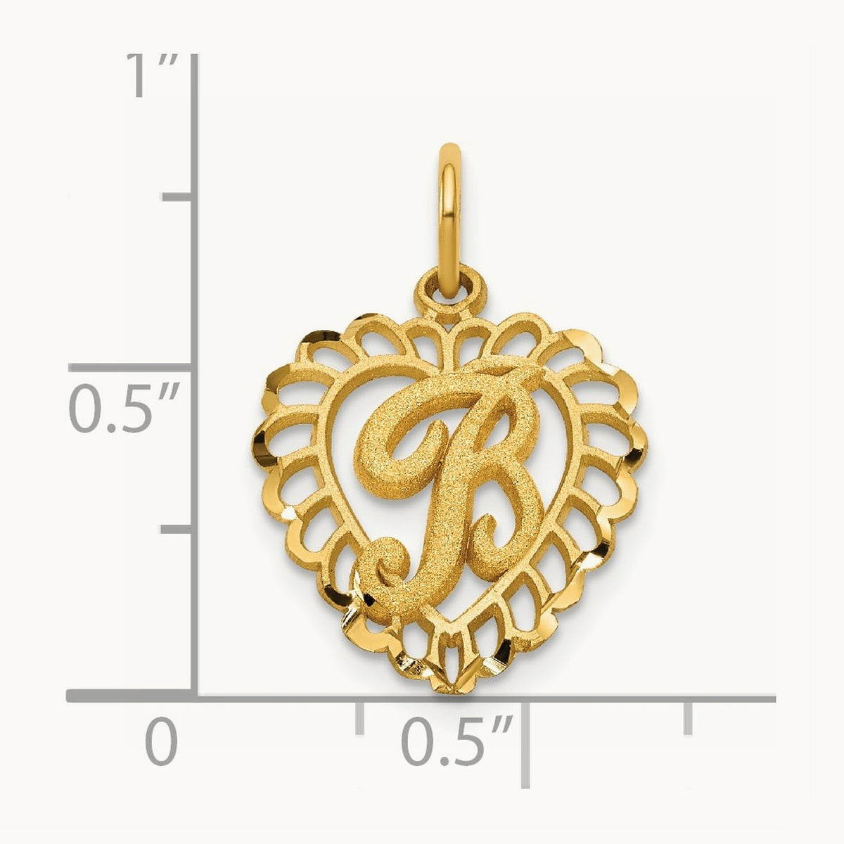 Heart Charm — B