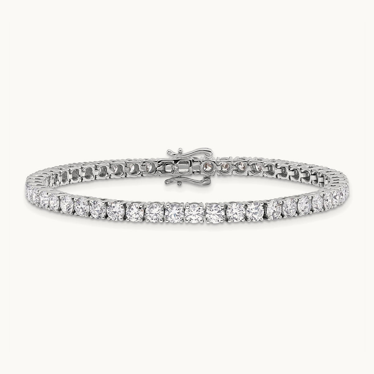 Round Tennis Bracelet, 8.00-10.00 ct tw Lab-Grown Diamond