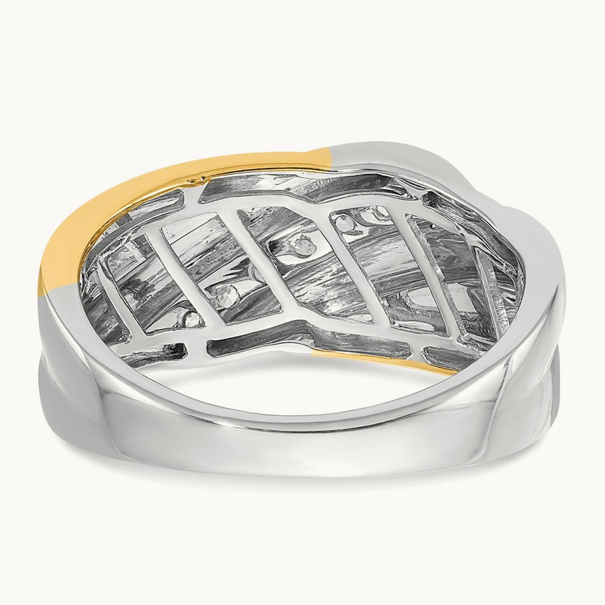 Diamond Men's Ring, 14K Two-tone