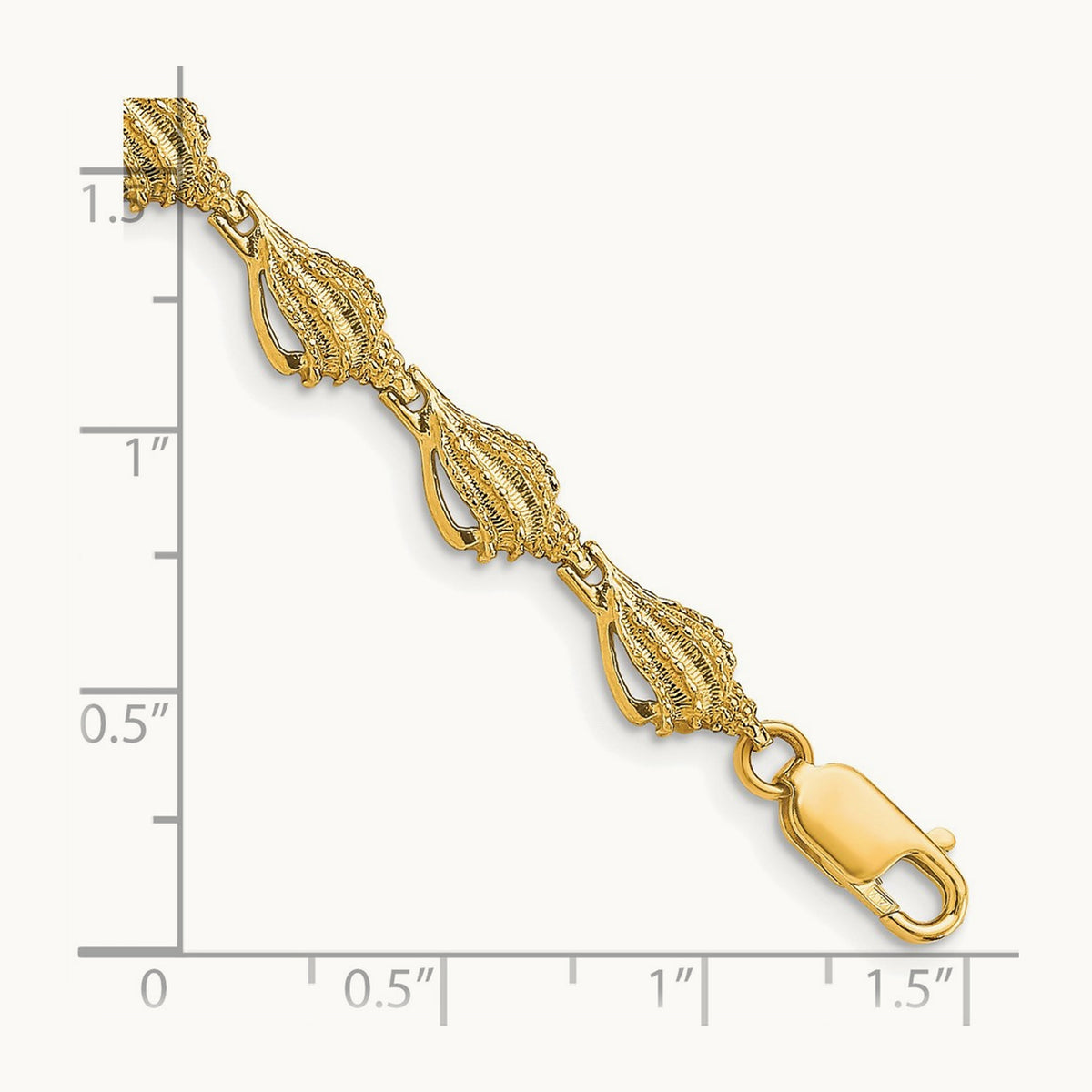 Conch Shell Bracelet — 7.25mm