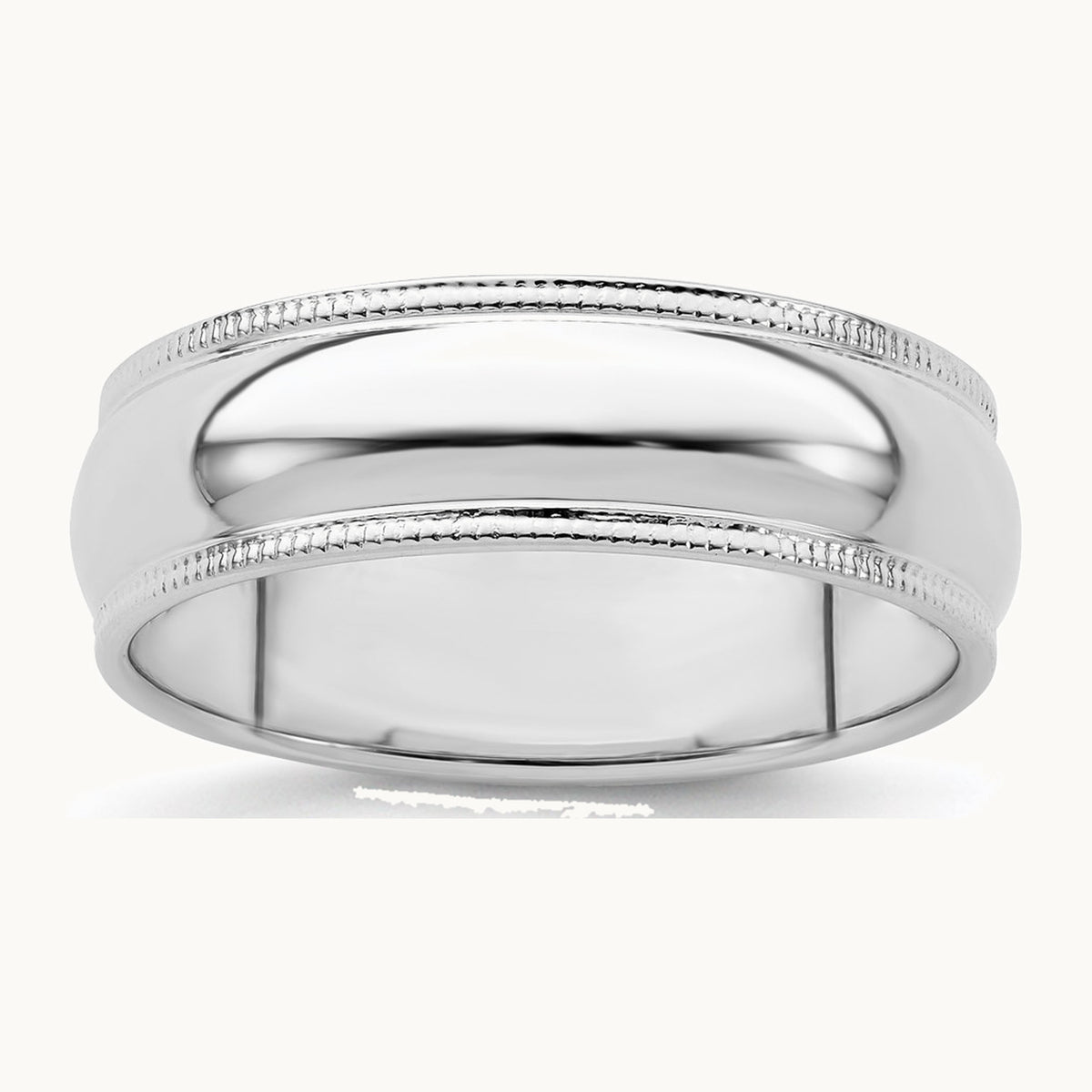 Half Round Milgrain Band — photo set