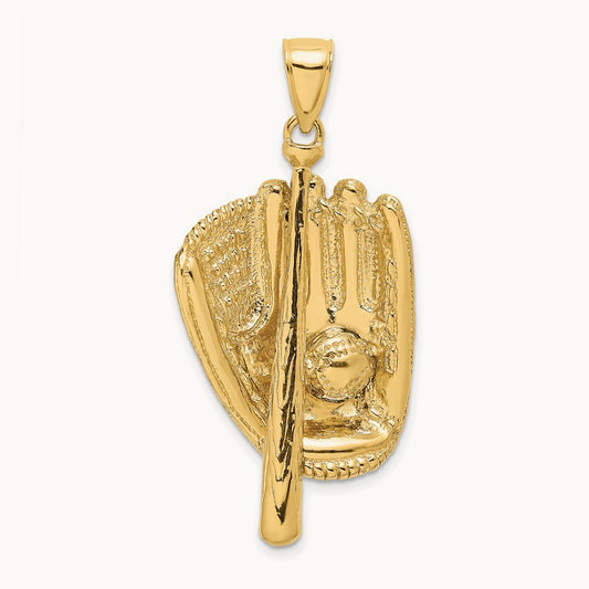 3-D Baseball Glove — 32.4mm