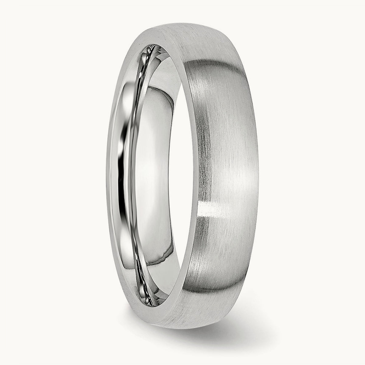 Cobalt Satin Half Round Band — 5mm