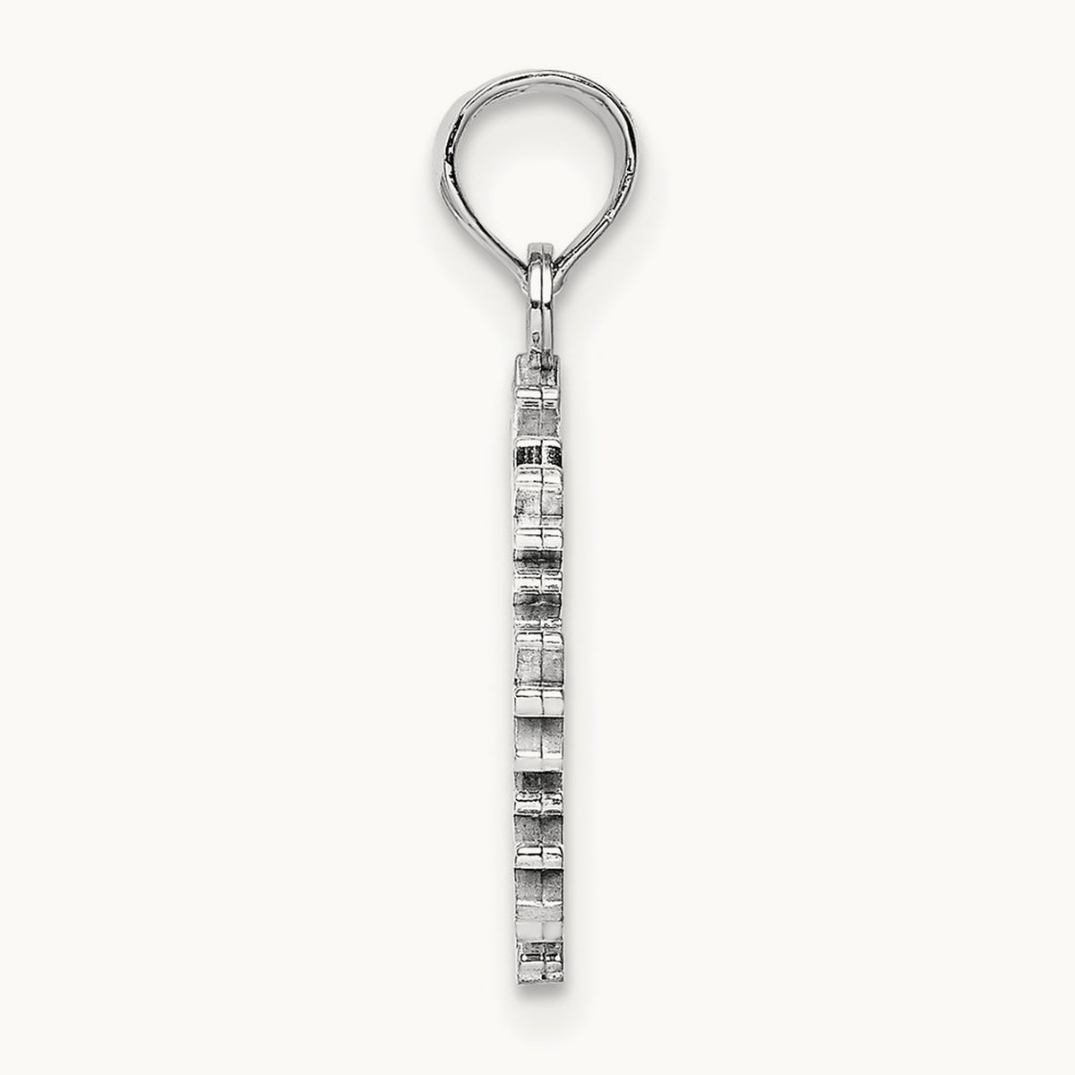 Snowflake Pendant, 14K White Gold
