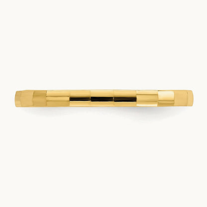 Bamboo Texture Band Childs Ring, 14K