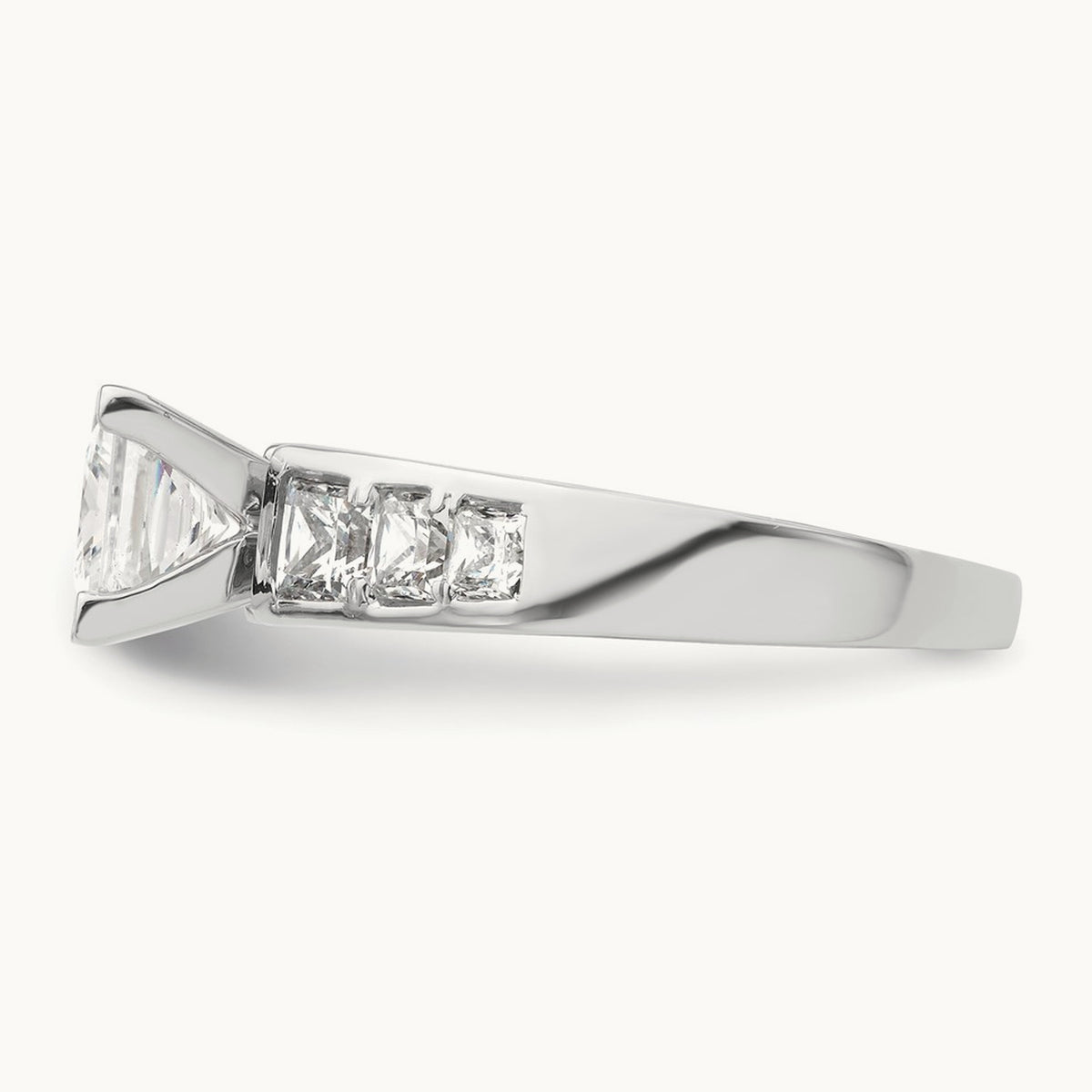 Peg Set Semi-Mount Engagement Ring, 1.00 ct tw