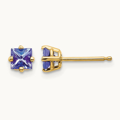 Tanzanite Earrings, 14K