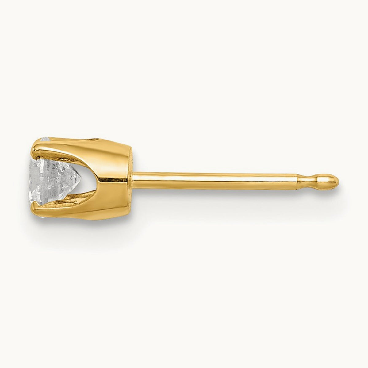 Single Stud Diamond Earring — 5mm, 0.2 ct