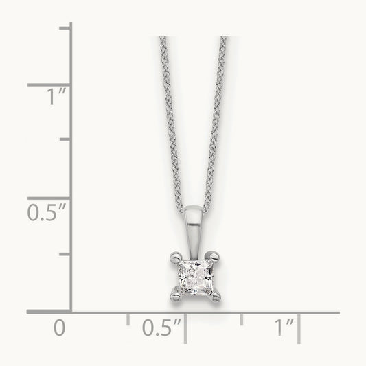 Pendant Necklace, 0.50-0.75 ct tw Lab-Grown Diamond
