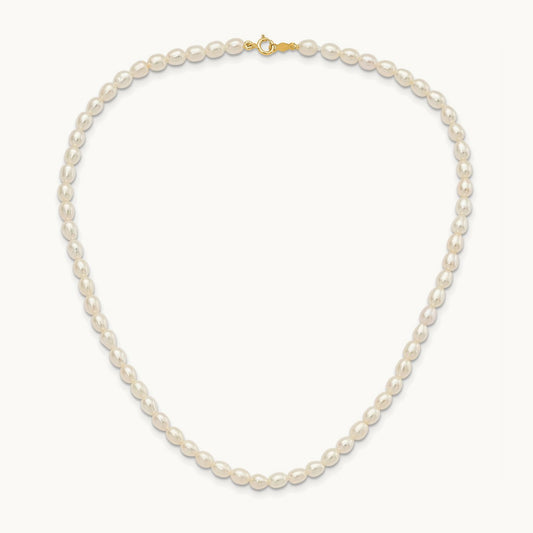 FW Cultured Pearl 14 in. Necklace, 5 in. Bracelet & Earring Set, 14K White