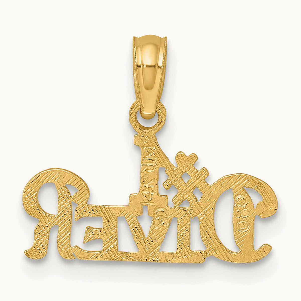 #1 DIVER Charm, 14K